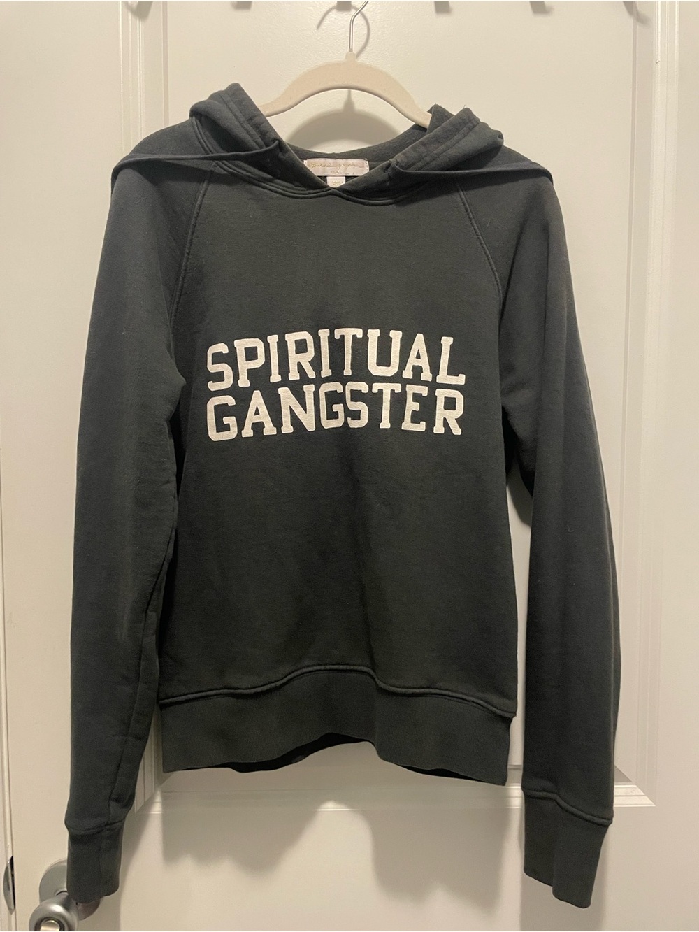 Spiritual Gangster Black Pullover Hoodie Sweatshirt XS